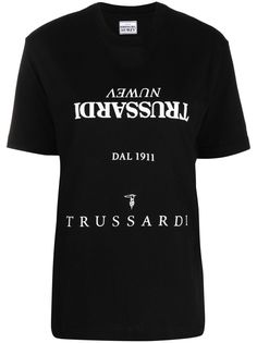 Trussardi футболка с логотипом