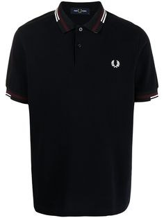 FRED PERRY рубашка поло с вышитым логотипом