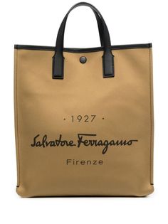 Salvatore Ferragamo сумка-тоут 1927 с логотипом