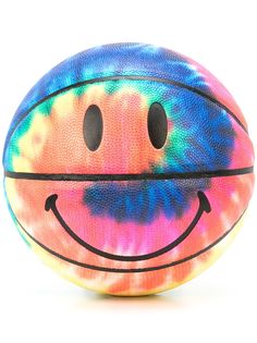 Chinatown Market баскетбольный мяч Smiley Face с принтом тай-дай
