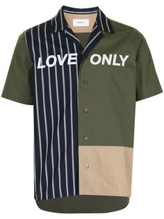 Ports V рубашка Love Only со вставками