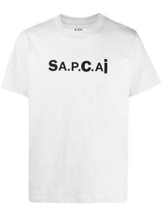 A.P.C. футболка Klyo из коллаборации с Sacai