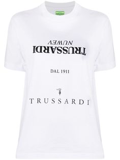 Trussardi футболка с логотипом