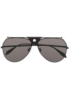 Alexander McQueen Eyewear солнцезащитные очки-авиаторы