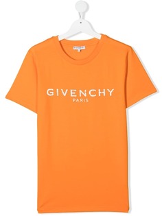 Givenchy Kids футболка с логотипом