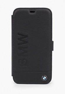 Чехол для iPhone BMW 12/12 Pro (6.1), Signature Genuine leather Logo imprint Black