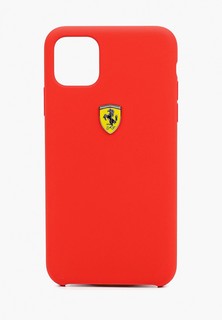 Чехол для iPhone Ferrari 11 Pro Max, On-Track Silicone case Red