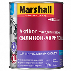 Краска фасадная Marshall Akrikor База ВС 0,9 л