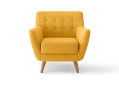 Кресло picasso (bradexhome) желтый 82x83x85 см.