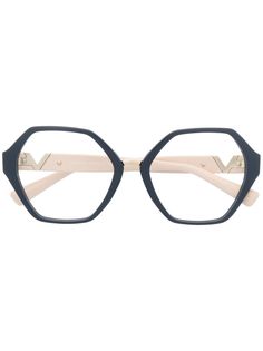 Valentino Eyewear очки в геометричной оправе