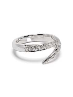 Shaun Leane кольцо Single Interlock из белого золота с бриллиантами