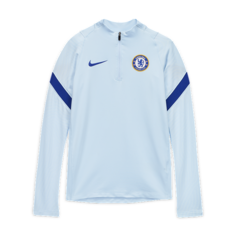 Футболка для футбольного тренинга для школьников Chelsea FC Strike - Синий Nike
