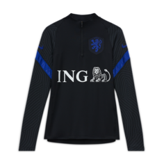 Футболка для футбольного тренинга для школьников Netherlands Strike - Черный Nike