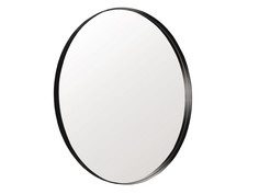 Настенное зеркало гала 90*90 (simple mirror) черный 4 см.