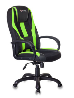 Компьютерное кресло Zombie Viking-9 Black Lime-Green 1160597
