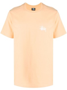 Stussy футболка с круглым вырезом и логотипом