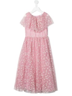 SONIA RYKIEL ENFANT расклешенное платье с цветочным узором