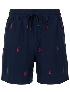 Polo Ralph Lauren плавки-шорты Traveler с вышитым логотипом