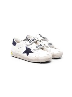 Golden Goose Kids кеды Superstar на липучках