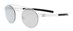 Солнцезащитные очки Ic Berlin IB Circularity Fashion Silver Black Quicksilver Flex