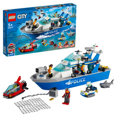 Конструктор LEGO City 60277 Катер полицейского патруля