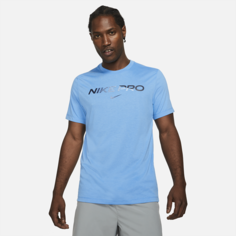 Мужская футболка Nike Pro - Синий