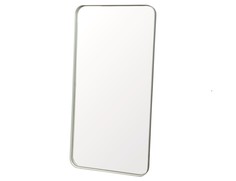 Настенное зеркало кира 100*40 (simple mirror) белый 40x100x4 см.