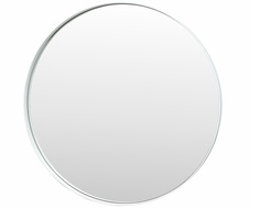 Настенное зеркало гала 70*70 (simple mirror) белый 4 см.