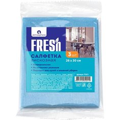 Салфетки универсальные Atmosphere Fresh вискоза 26х30 см 3 шт Atmosphere®