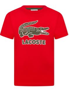 Lacoste Kids футболка с логотипом