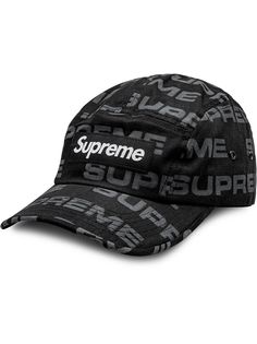 Supreme кепка с принтом