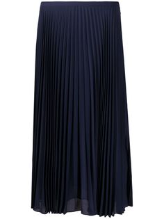 Lauren Ralph Lauren плиссированная юбка Suzu А-силуэта