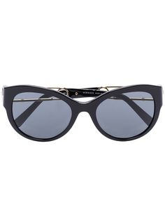 Versace Eyewear солнцезащитные очки в круглой оправе