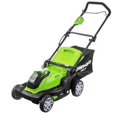 Газонокосилка аккумуляторная GREENWORKS G40LM41K4 4 Ач 40В 40 см