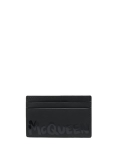 Alexander McQueen картхолдер с логотипом