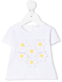 Le Bebé Enfant футболка с аппликацией Daisy