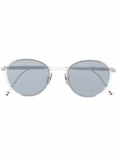 Thom Browne Eyewear солнцезащитные очки TB106 в круглой оправе