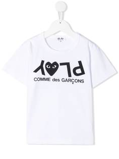 Comme Des Garçons Play Kids футболка с логотипом