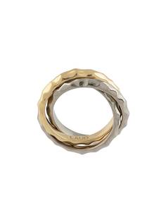Laud кольцо Tri-Band из желтого и белого золота