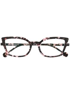 L.A. EYEWORKS очки в оправе кошачий глаз