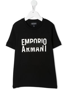 Emporio Armani Kids футболка с логотипом