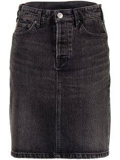 Balenciaga джинсовая юбка с завышенной талией