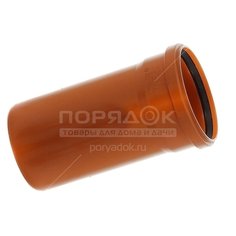 Канализационная труба наружная Кубаньтехнопласт, 3.8 мм, 160 мм, 2 м