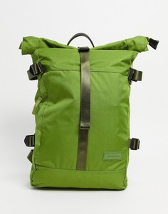 Рюкзак цвета зеленый хаки с отворачивающимся верхом Consigned-Зеленый цвет