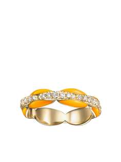 Melissa Kaye кольцо Ada из желтого золота с бриллиантом
