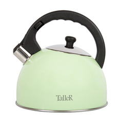 Металлический чайник Taller TR-11351, 2.5л, зеленый
