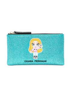 Chiara Ferragni Kids клатч CF Mascotte с блестками