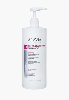 Шампунь Aravia Professional глубокой очистки для подготовки к профессиональным процедурам Extra Clarifying Shampoo, 1000 мл