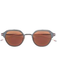 Thom Browne Eyewear солнцезащитные очки в округлой оправе