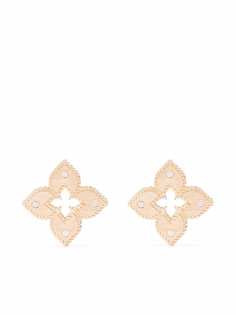 Roberto Coin серьги-гвоздики Venetian Princess из розового золота с бриллиантами